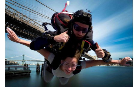 Le saut en Tandem à 3200m