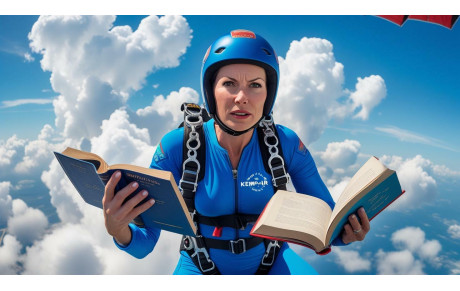 Pour réaliser un saut en parachute!